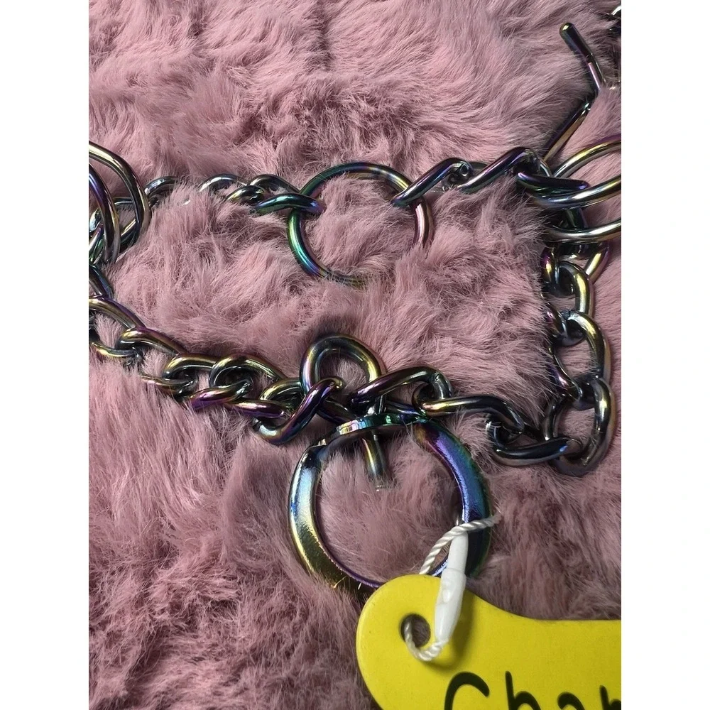 No Pull Dog Collar‎ Dog Training Prong Collar for Dogs Raimbow 16